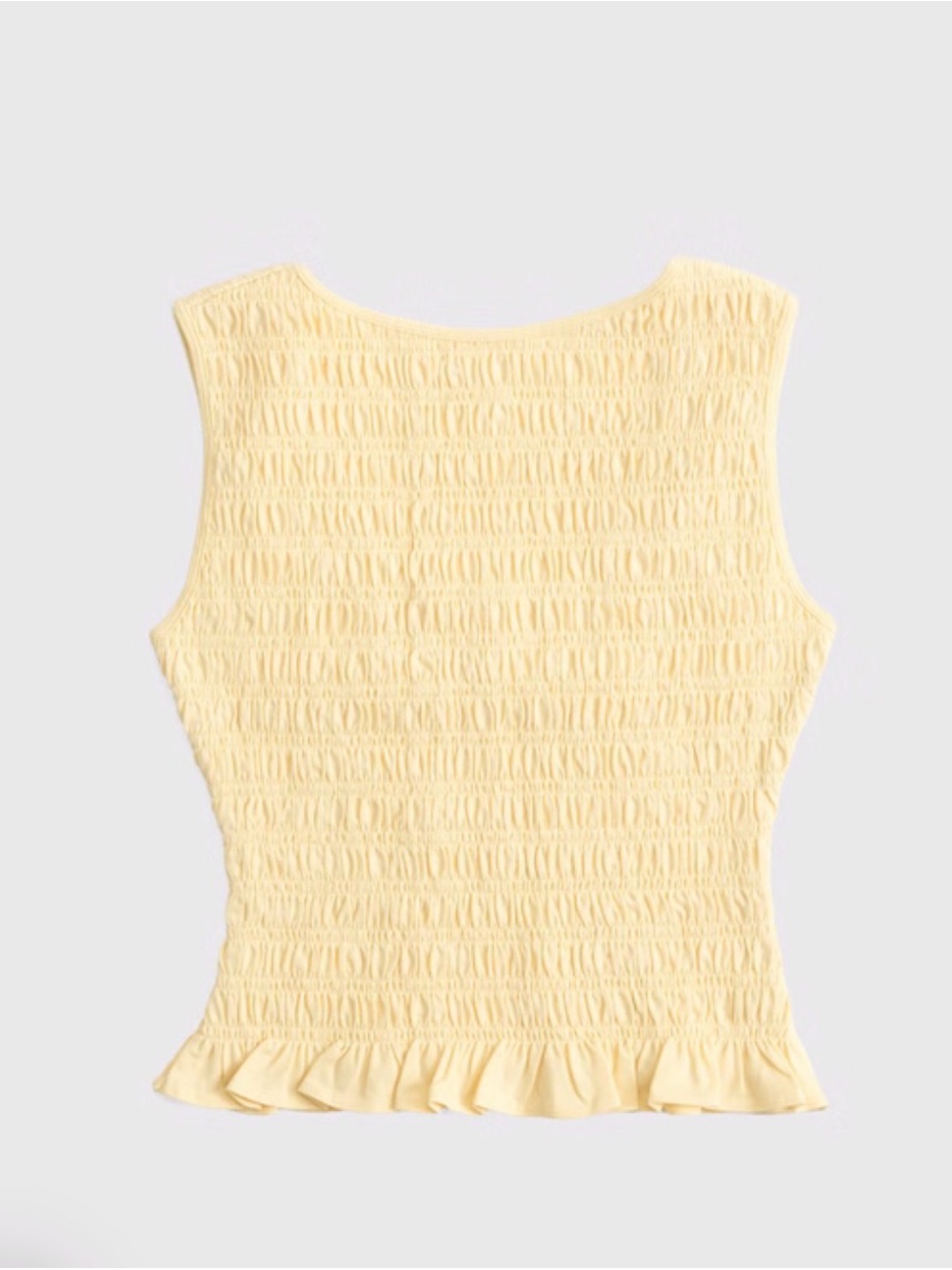 Abercrombie 2-in-1 Reversible Smocked Top - Yellow - Picture 3 of 5